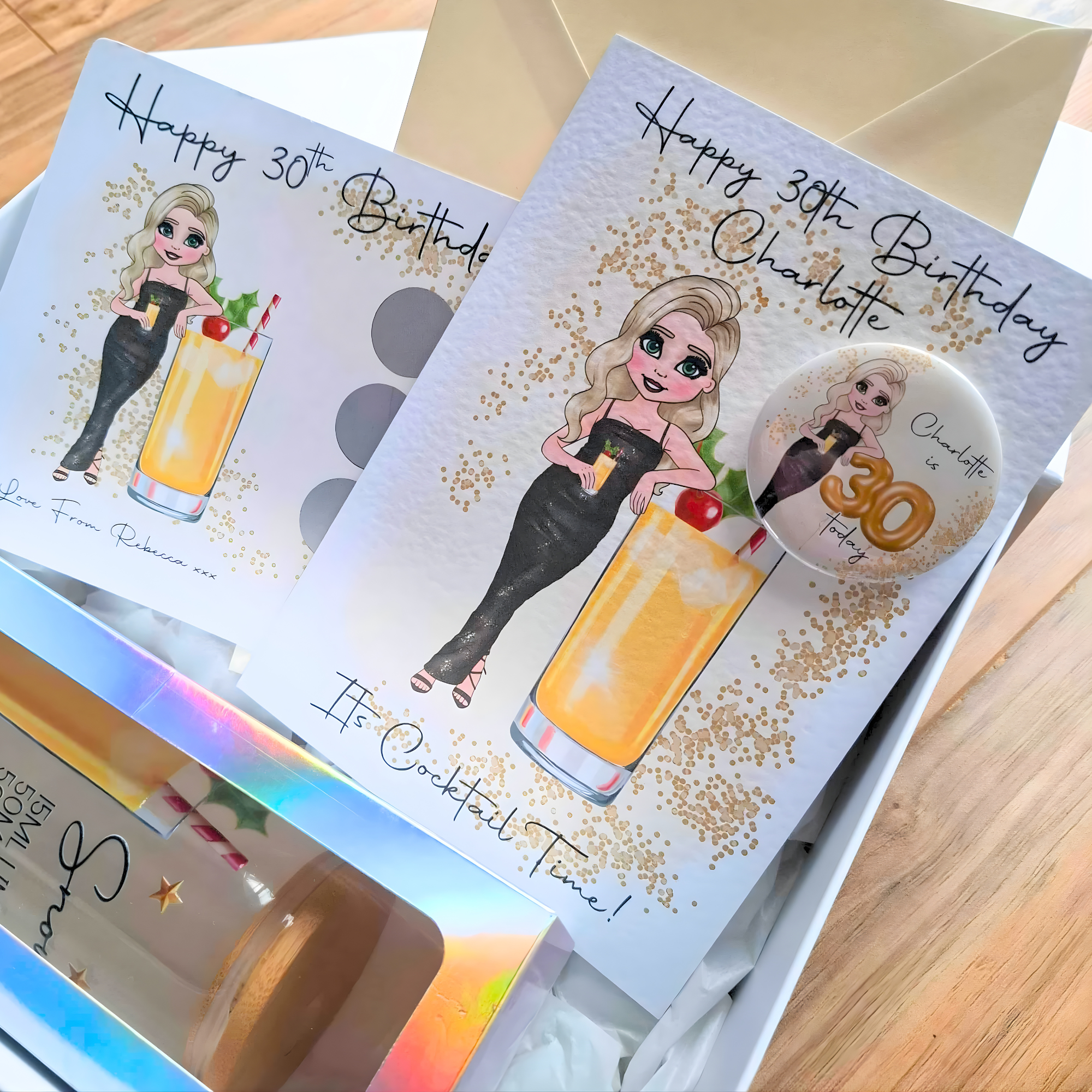 The Ultimate Luxury Birthday Bundle Clear Glass