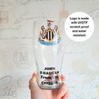 NUFC Football Pint Glass #OG