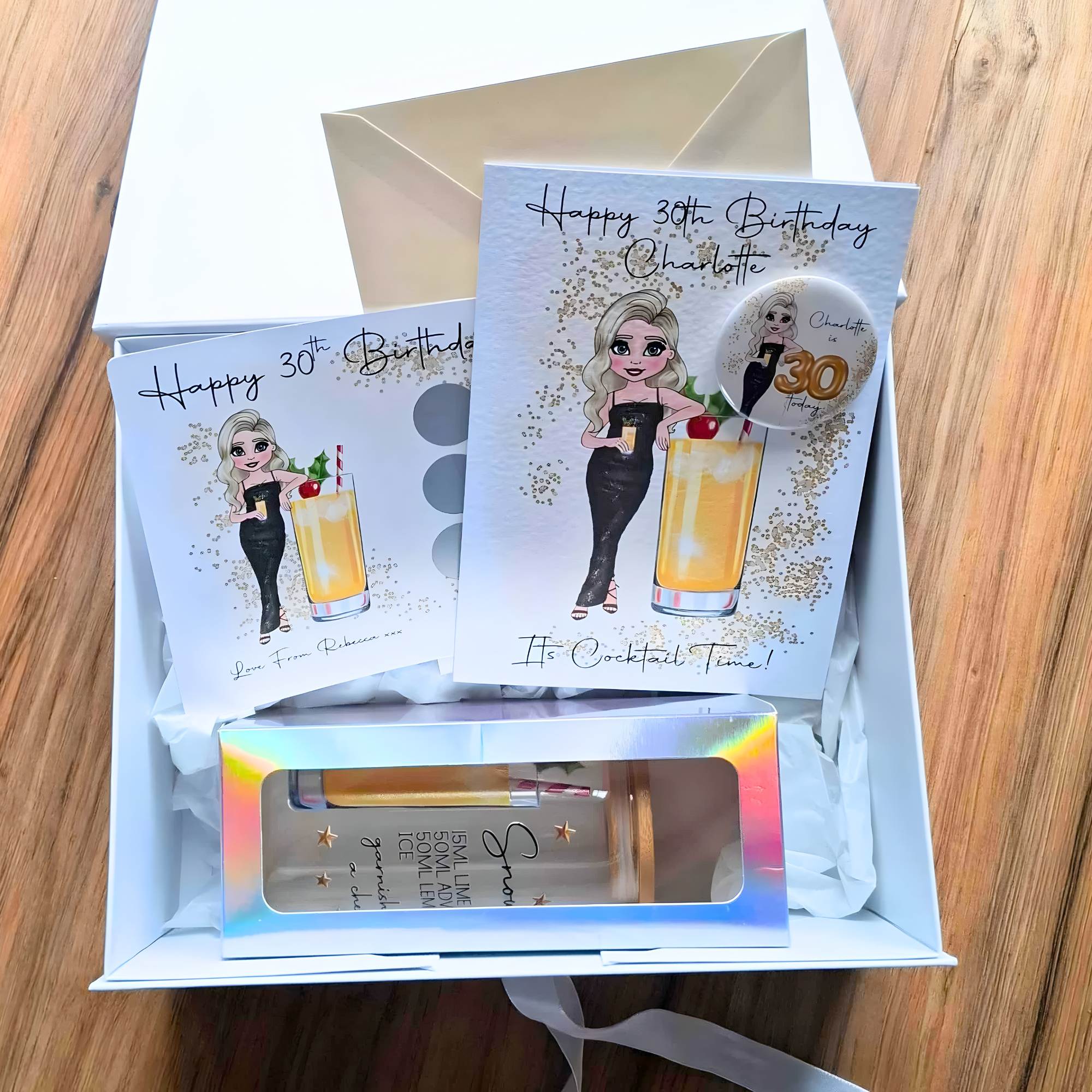 The Ultimate Luxury Birthday Bundle Clear Glass