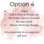 The Ultimate Luxury Birthday Bundle Clear Glass
