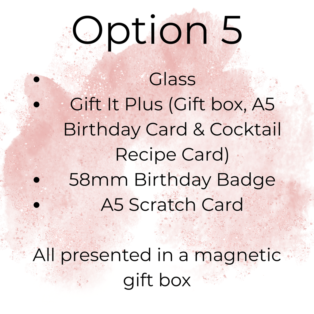 The Ultimate Luxury Birthday Bundle Clear Glass