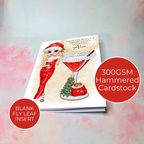 Personalised Mrs Clausmopolitan Christmas Cocktail Card For A Special Friend