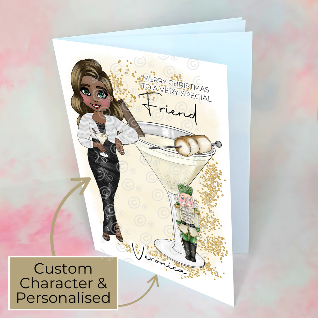 Personalised The Nutcracker Cocktail Card For A Special Friend