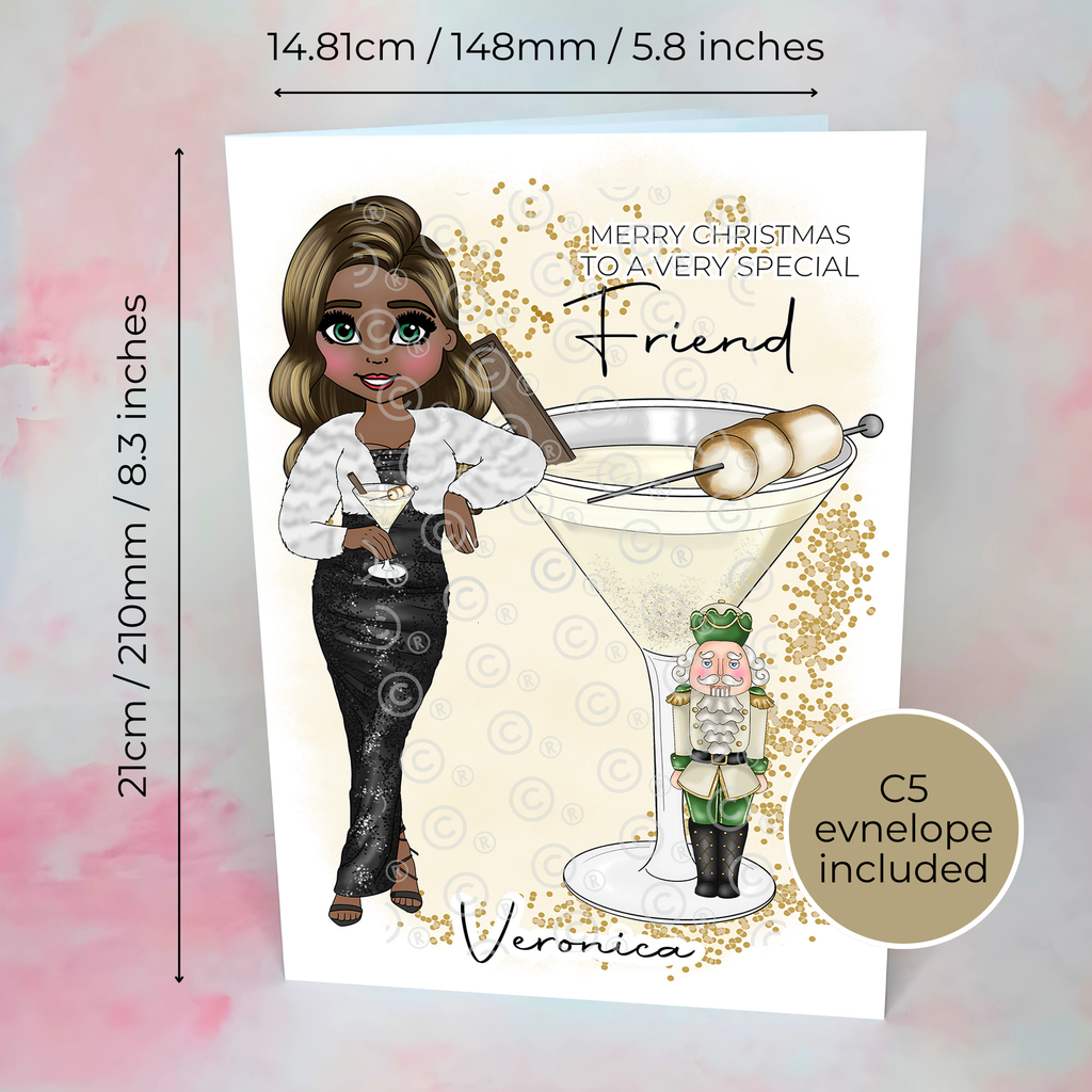 Personalised The Nutcracker Cocktail Card For A Special Friend