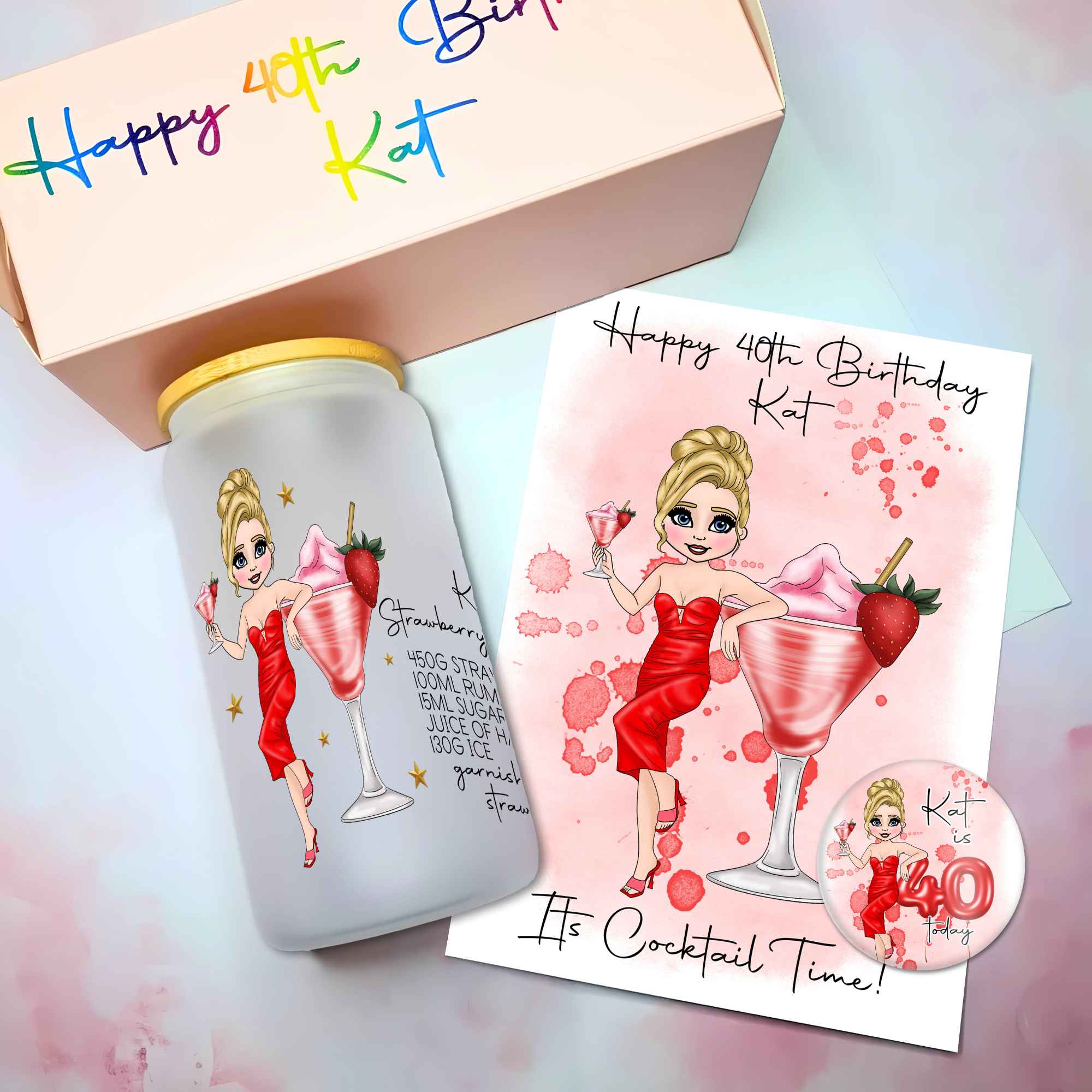 The Ultimate Luxury Birthday Bundle Clear Glass