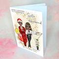 Personalised Nutcracker Christmas Cocktail Card For Sister And Husband