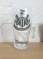 NUFC Football Pint Glass #OG