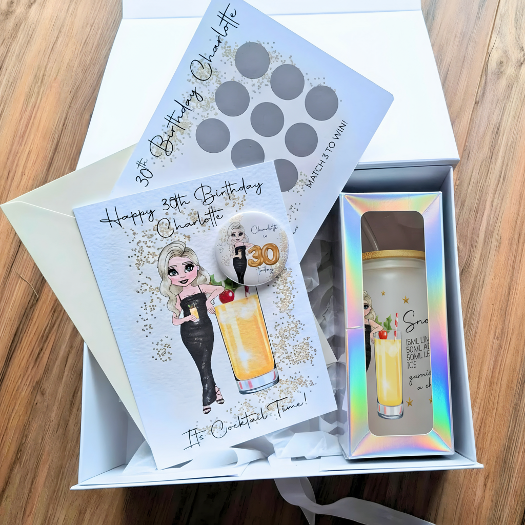 Personalised Luxury Cocktail Recipe Gift Bundle, Build You Own Gift Bundle, Gift For Her, Housewarming, Birthday