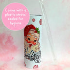 "I Believe In Santa" 20oz Stainless Steel Tumbler, Secret Santa Gift For Co-Worker