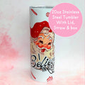 "I Believe In Santa" 20oz Stainless Steel Tumbler, Secret Santa Gift For Co-Worker