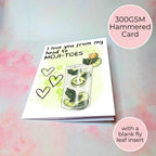 Punny Mojito Greeting Card For His Or Her Birthday, Mojito Cocktail A5 Card