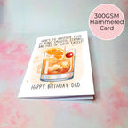 Personalised Old Fashioned A5 Birthday Greeting Card For Him
