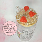 16oz Holly Jolly Cocktail Recipe Glass with Bamboo Lid & Straw, Secret Santa Gift For Co-Worker