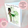 Personalised Appeltini Birthday Card, A5 Milestone Birthday Card For A Friend