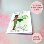 Personalised Appeltini Birthday Card, A5 Milestone Birthday Card For A Friend