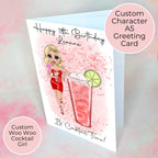 Personalised Woo Woo Milestone Birthday Card, A5 Greeting Card For Her