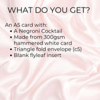 Personalised Mai Tai Cocktail Drink Card, Rum Lover Cocktail Gift For Her