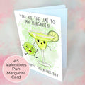 Funny Margarita Valentines Cocktail Card, A5 Greeting Card For Him Or Her