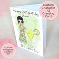 Personalised Margarita Greeting Card, End Of Term Card For Teacher