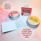Strawberry Infused Flavoured Artisan Giftable Sugar Tin #FRS