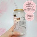 Crème Egg Martini 16oz Frosted Cocktail Recipe Drinkware, Easter Themed Personalised Cocktail Glassware Gift, Easter Weekend Milestone Birthday Gift #EG