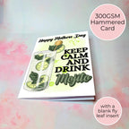 Keep Calm And Drink Mojito A5 Mothers Day Card