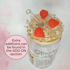 16oz Pumpkin Martini Cocktail Recipe Glass with Bamboo Lid & Straw