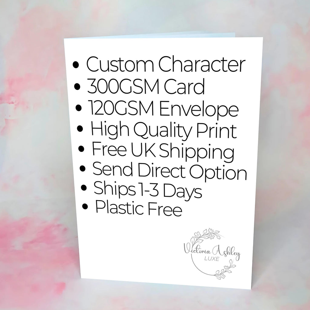 Personalised Dirty Snowman Birthday Card, Christmas Themed Birthday Card For Her
