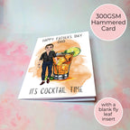 Personalised Old Cuban Father's Day Card, Custom Character Dad Greeting Card