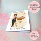 Personalised Manhattan Birthday Card, A5 Greeting Card For Cocktail Lovers