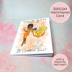 Personalised A5 Orange Spritz Birthday Greeting Card For Her