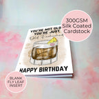 Personalised Old Fashioned A5 Birthday Greeting Card For Him