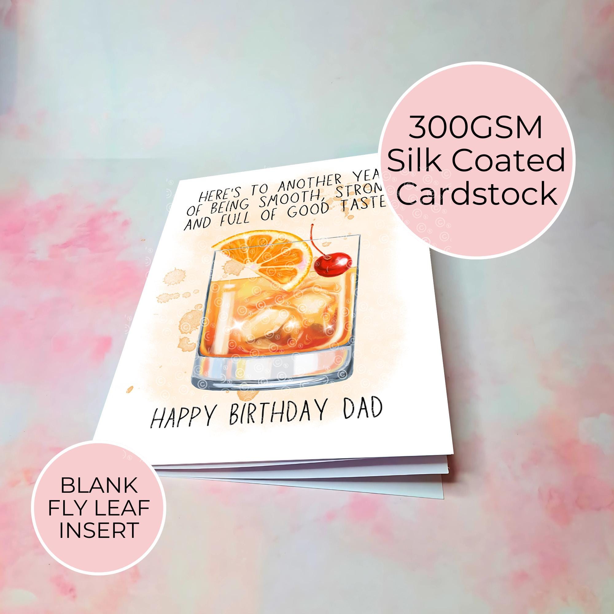 Personalised Old Fashioned A5 Birthday Greeting Card For Him