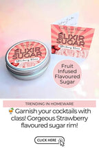 Strawberry Infused Flavoured Artisan Giftable Sugar Tin #FRS