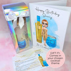 Personalised Pumpkin Martini Character Glass With Cocktail Recipe