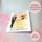 Personalised Mai Tai A5 Birthday Greeting card For Him