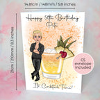 Personalised Mai Tai A5 Birthday Greeting card For Him