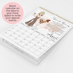 Personalised 2027 Cocktail Themed Wall Calendar, Vertical Hanging Calendar With Monthly Cocktail Recipes