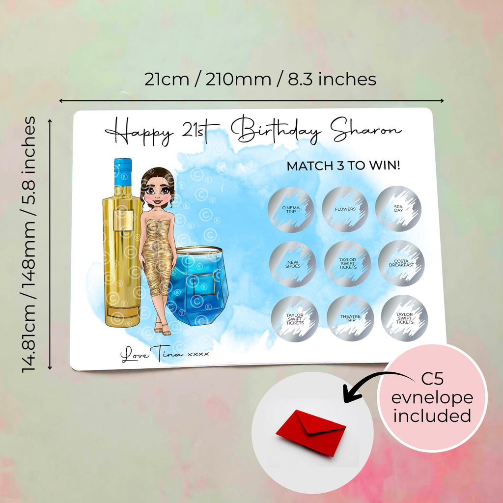 AU Vodka Personalised Scratch Card Reveal #SC