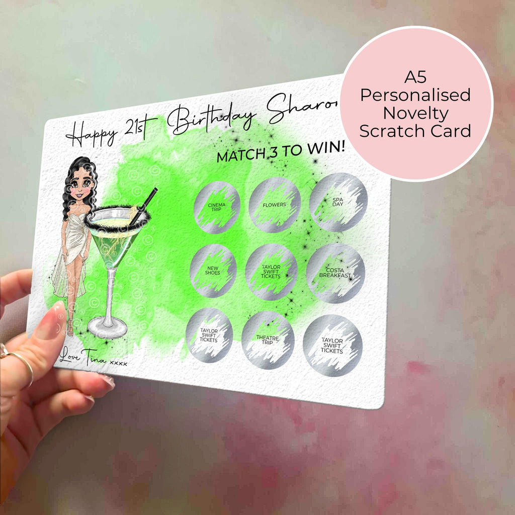 Sour Frankenstein Personalised Scratch Card Reveal #SC