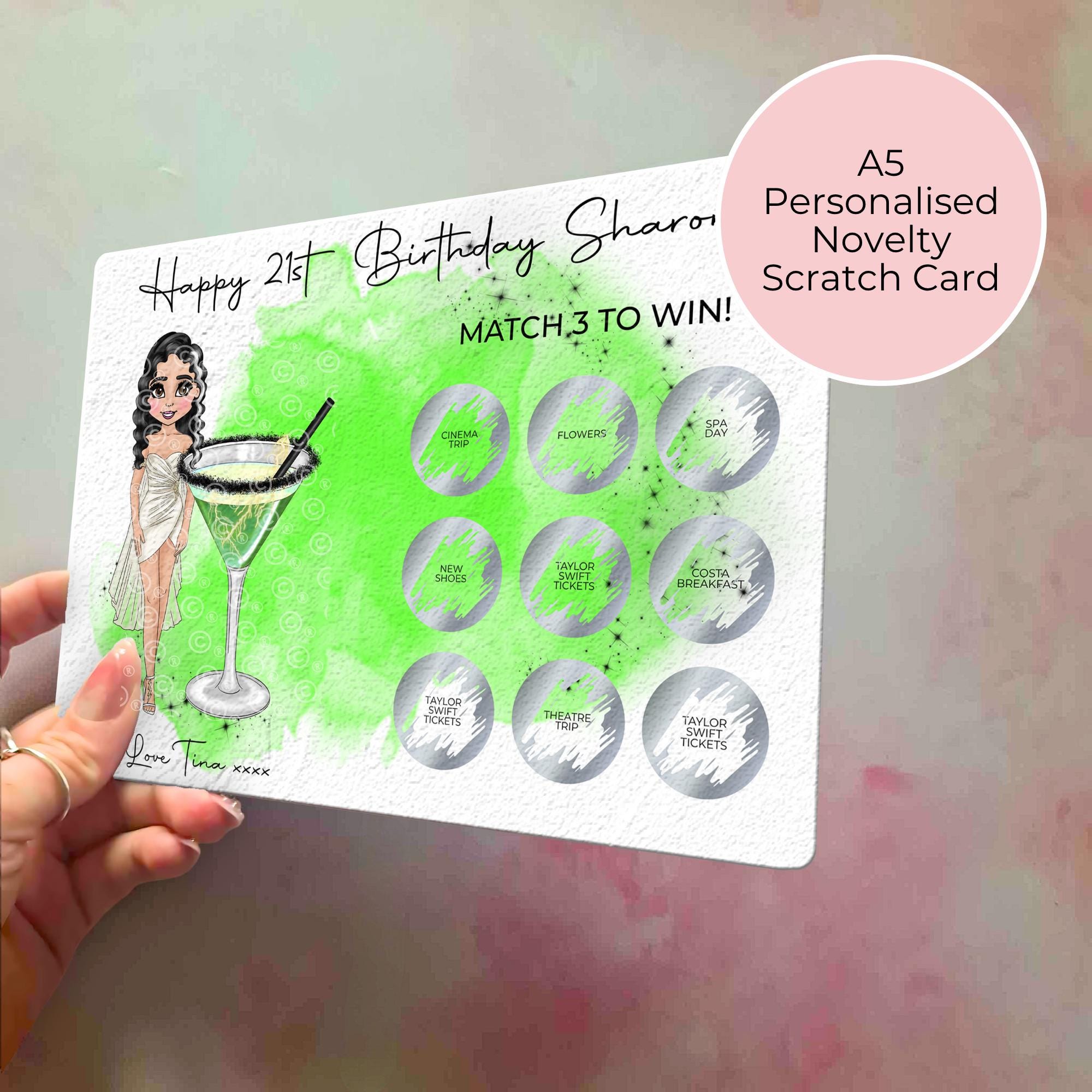 Sour Frankenstein Personalised Scratch Card Reveal #SC