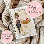 Personalised Manhattan A5 Spiral Notebook, End Of Term Teacher Gift